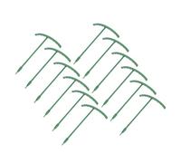 Cocoarm Pali per Piante da Giardino Pali di Sostegno per Piante in Plastica 12 Set Anello di Sostegno Mezzotondo 24,5 X 14,5 Cm per Vasi di Fiori Pomodori Fragole Verdure Interni Esterni