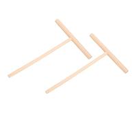 Cocoarm Pancakes in Legno - Il Distributore di Pasta Allarga L'impasto Senza Intoppi per Ogni Occasione - 2pcs T Spostati Frittelle Spargenti per gli Appassionati di Cottura