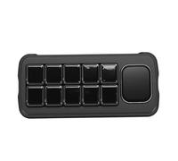 Cocoarm Pannello di Controllo Vocale AI, Tastiera Macro LCD Meccanica ABS con 10 Tasti Schermo da 2,01 Pollici USB WiFi 2,4 GHz Riconoscimento Vocale per Utenti Smart Home OS X (BLACK)