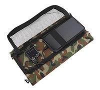 Cocoarm Pannello Solare Portatile, Pannello Solare Impermeabile 21W 5V Doppio USB Pieghevole PET PVC di Ricarica del Telefono per Campeggio Escursionismo Ciclismo Pesca Viaggi all'aperto