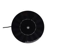 Cocoarm Pannello Solare, Telecamera Esterna ABS 10W Pannello Solare 5V Design Rotondo Impermeabile con Cavo di Ricarica da 9,8 Piedi per Telecamera di Sicurezza Luce LED Monitoraggio Esterno