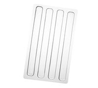 Cocoarm Paraurti Autoadesivi Paraurti per Armadi in Silicone 150 X 15 X 2 Mm Strisce Anti-collisione Trasparenti per Ridurre il Rumore per Maniglie delle Porte Ante del Frigorifero Armadi Pareti