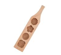 Cocoarm Pasta di Legno Muffa Stampo Stampo a Mano in Stile Vintage Faceva da Forno Mousse da Forno Strumenti Non Tossici Non-tossici per (N. 2 fiore a continue modelli)