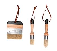 Cocoarm Pesto di Pennello 3 Pezzi, Pennello per Decorazioni per la Casa Universalmente Compatibile per Recinzioni, Mobili e Finiture a Parete, Progettate per il Comfort Ergonomico con Manici in