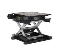 Cocoarm Piattaforma Elevatrice Tavolo Elevatore da Laboratorio in Lega di Alluminio 12,5 X 11 X 4 Cm Regolabile a 6,5 Cm con Parte Superiore Ruotabile a 360° Regolazione Fine per Uso in