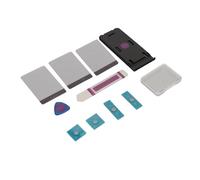 Cocoarm Piedini in Gomma per Laptop per Surface 3 4 5, 18 Pezzi (SILVER) | Sostituzione punti rotondi in plastica, piedini inferiori antiscivolo, kit di riparazione professionale, accessori multiuso