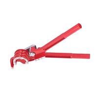 Cocoarm Piegatubi Piegatubi in Acciaio Legato 3 in 1 per 1 4in 5 16in 3 8in Rame Ottone Alluminio e Tubo in Acciaio Sottile da 0 a 180 Gradi Strumento Manuale per Banco di Lavoro Garage Officina