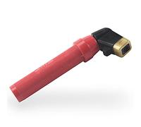 Cocoarm Pinza per Saldatura in Ottone, Impugnatura Isolata, Inclusione Stabile dell'elettrodo, Concentrazione di Calore, Pratica per Lavori di Saldatura