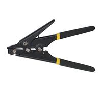 Cocoarm Pistola per Fascette Strumento per Fascette Nylon Tagliafascette con Tensione Regolabile per Fascette 2.3-9.5mm con Taglio Piatto Impugnatura Comoda Materiale Ferro (BLACK)