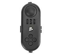 Cocoarm Plastica 4.1x1.7 Pollici Rilassati, Riduci lo Stress di Rilassamento Dell'umore Portatile Portatile Ansia Giocattolo EDC, Sensory Fidgets Controller Pad per i Giovani e (3 Tutto Nero)