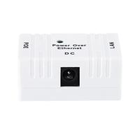 Cocoarm Poe Separator, Passive Poe Adapter AP Network Bridge Poe Injector per Telecamere WiFi Wireless Compatibile con Standard Poe Pin out (4&5 7&8) Configurazione Semplice Risparmio (White)