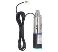 Cocoarm Pompa a Vite CC Efficiente 12 V Pompa Dell'acqua Immersione in Acciaio Inossidabile per Serbatoio di Pozzi Profondi con Portata di 1,2 ³/h 30 M Testa per Esigenze Agricole