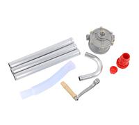 Cocoarm Pompa Olio Manuale, Pompa Travaso Liquidi Rotativa a Manovella, Alluminio, 29L/min, con 3 Tubi di Aspirazione, per Carburante