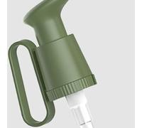Cocoarm Pompa per Spremere Pompa in Plastica per Salsa PP e ABS per Uso Alimentare con Maniglia Foro di Ritorno per Controllo Preciso dell'olio Pressa con una Sola Mano per Bottiglie da e (GREEN)