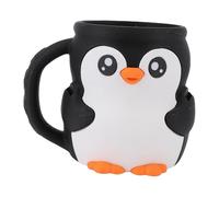 Cocoarm Porta Pinguino per Gelato Pinguino Contenitore per Gelato Tazza per con Custodia Isolata e Slot per Cucchiaio per Pinte di da 16 Oz