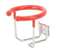 Cocoarm Portabicchieri da Barca in Acciaio Inossidabile con Manicotto in Gomma, Portabevande Marino Compatto per Yacht e, Diametro Massimo 79 Mm