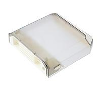 Cocoarm Portacoltelli a Parete Portacoltelli in Plastica 22,5 X 5, X 21 Cm con Fessure Divisorie Vassoio di Scarico Gancio Senza Trapano Design per Bancone della Cuochi Domestici (GRAY)