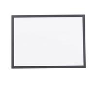 Cocoarm Portadocumenti Magnetico Cornice Magnetica in PVC Trasparente Portadocumenti A4 per Carta da Lettera, Foto, Programma di Lavoro su Superfici Metalliche Lisce (GREY)
