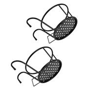 Cocoarm Portapiante Sospeso per Ringhiera, Design in Ferro, Eleva i Giardini Sul Balcone con Maggiore capacità di Peso e Aspetto Elegante per Spazi Esterni