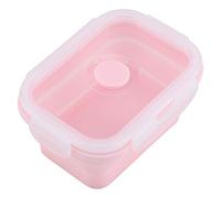 Cocoarm Portapranzo Pieghevole in Silicone, Contenitore per Alimenti Pieghevole con Chiusura a Clip e Presa d'aria, Adatto Al Microonde e Alla Lavastoviglie, Impilabile per Picnic in Campeggio in