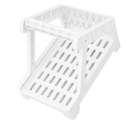 Cocoarm Portastampanti per Codici a Barre Supporto Etichette per Rotoli e Moduli Continui in Materiale ABS Supporta Rotoli da 110 Mm e Fogli Termici Mm Stampa Termica (WHITE)