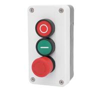 Cocoarm Pulsante Arresto Emergenza Fungo, Interruttore Start Stop 10A | Contatto NC per stop istantaneo, Contatto NO per avvio rapido, ABS resistente a urti e graffi