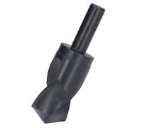 Cocoarm Punta da Trapano con Codolo Ridotto HSS Punta Elicoidale Nera da 45 Mm Gambo da 3 4 Pollici da 118 Gradi Rimozione Truciolo a Spirale per Perforazione di Metalli Ferro Alluminio Rame Acciaio