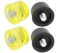 Cocoarm Punte di Ricambio per Martello a Testa in Gomma 2 Set Accessori per Mazzetta Testa di Martello in Gomma Antiscivolo Resistente All'olio con Vite di Montaggio a Bottone per (Ø40mm)