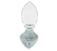Cocoarm Raschietto per Squame Raschietto per Squame per Pesce ABS e AS per Pesce Manuale 16 X 5,5 X 4 Cm Coperchio Leggero a Forma di Lama Seghettata per Cuochi Domestici Ristoranti (BLUE)
