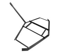 Cocoarm Rastrello Livellatore per Prato da 74 Pollici in Acciaio Resistente per Erpice Trascinatore per Vialetto con Traverse Regolabili Capacità di 50 Libbre per Tosaerba per Rimorchio ATV UTV