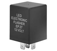Cocoarm Relay Lampeggiatore LED EP27 Relè Lampeggiatore a 5 Pin relè LED a 5 Pin per la Correzione di Flash Iper-flash con Design Impermeabile a Polvere 0,1-150 W Potenza