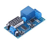Cocoarm Relè Temporizzato 12V Modulo di Controllo Tempo con Isolamento Fotoaccoppiatore Relè Timer Loop Regolabile da 0 a 999 Minuti per Pannelli di Controllo di Apparecchiature Industriali Utenti di