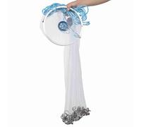 Cocoarm Rete da Pesca a Rete Netta, Design Leggero, Portatile e Robusto, Prestazioni Efficienti, Corde a Mano più Lunghe per opportunità di Pesca Migliorate, Pratiche e Versatili, Adatte (2,4 m)
