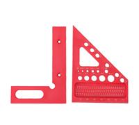 Cocoarm Righello per Misurazione Multiangolo, Materiale ABS di Alta qualità, Misurazione Rapida dell'angolo con Angoli da 22,5 a 75, Ideale per Progetti di Lavorazione del Legno e Ristrutturazione