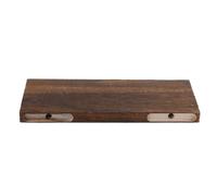 Cocoarm Ripiani Galleggianti Mensole Montate a Parete Scaffali in Legno Rustico con Staffe Invisibili per Soggiorno Camera da Letto Bagno Cucina 50x14x2cm (30 * 14 * 2 cm)