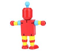 Cocoarm Robot Giocattolo in Legno per Bambini, Giocattolo Flessibile in | Materiale in Legno Non Tossico, Sicuro per i Bambini, Allena le capacità Motorie e L'immaginazione, Compatibile con la