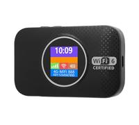 Cocoarm Router Hotspot Mobile 4G LTE, WiFi 6 300Mbps (BLACK) | Hotspot portatile con slot per scheda SIM, batteria da 3000 mAh, utilizzo di 10 ore, compagno di viaggio in campeggio