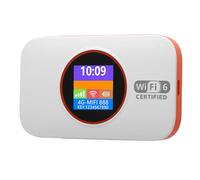 Cocoarm Router Hotspot Mobile 4G LTE, WiFi 6 300Mbps (WHITE) | Hotspot portatile con slot per scheda SIM, batteria da 3000 mAh, utilizzo di 10 ore, compagno di viaggio in campeggio