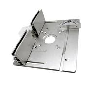 Cocoarm Router Table Insert Plate Router Table Flip Plate Router Flip Board Panello in Lega di Alluminio per Banchi Lavoro con 2 Dimensioni di Fori di Montaggio per Grandi Router e