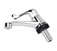 Cocoarm Rubinetto Ad Acqua Fredda Singolo in Plastica ABS per Lavabo da Bagno o con Leva a 1/4 di Giro e Connessione Filettata G1/2 (Fishtail G1/2)