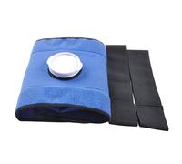 Cocoarm Sacchetto Termico Riutilizzabile per Freddo e Caldo, Fascia per Alleviare il Dolore 9 Pollici con Tappo Resistente Alle Perdite e Cinghie Elastiche per Distorsioni Muscolari Mal (Blu)