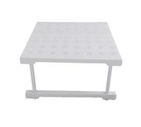 Cocoarm Scaffale per Armadio Espandibile Scaffale per Dispensa Espandibile in Acciaio Al Carbonio 42 Cm X 22 Cm Configurazione Senza Attrezzi Stoccaggio a Strati per Bagno Dispensa Armadio