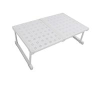Cocoarm Scaffale per Armadio Espandibile Scaffale per Dispensa Espandibile in Acciaio Al Carbonio 42 Cm X 22 Cm Configurazione Senza Attrezzi Stoccaggio a Strati per Bagno Dispensa Armadio