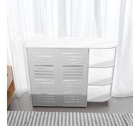 Cocoarm Scarpiera Bianca, Organizer in Legno con Design Stratificato per la Casa, Che Massimizza l'organizzazione e lo Stile per l'ingresso o l'armadio