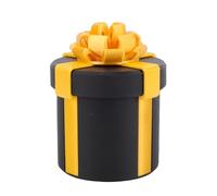 Cocoarm Scatola Regalo a Vite Annidate, Fastidioso Regalo Stampato in 3D con 10 Viti Annidate e Fiocco Dorato, Scatola Puzzle Riutilizzabile per Soldi in Regalo, Regali Scherzo per (Black)