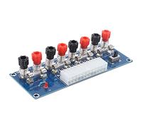 Cocoarm Scheda di Potenza ATX, Scheda Adattatore ATX a 24 Pin PCB XH M229 con Interruttore e 4 Uscite di Tensione, Terminali con Fusibile 5A per Computer Modulo di Interruzione Alimentazione PC