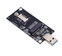 Cocoarm Scheda di Rete EM7455 PCB M.2 NGFF 4G Modulo Scheda WWAN 300Mbps USB 3.0 Slot SIM per Laptop DW5811E Test di Aggiornamento e Sostituzione