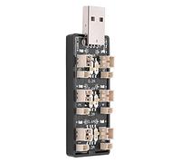Cocoarm Scheda di Ricarica per Batteria Al Litio, Scheda di Ricarica da USB A 6 A 3,7 V 4,20 V, Interruttore da 0,2 A o 0,6 A, Stato LED, per di Batterie LiPo 1S LiHv Utenti di Elettronica Fai-da-te