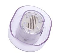 Cocoarm Sciacquatrice per Regolabarba Pulizia Efficiente Risparmio Idrico Portatile per Casa Campeggio Viaggi Detergente per Strumenti da Barba in Plastica Bianca