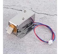 Cocoarm Serratura Elettromagnetica DC 12V Mini Serratura di Controllo Elettrica Ferro Inossidabile per Cassettiera 6,5 x 3,5 Cm Design Compatto Installazione Rapida a Basso Consumo Facile